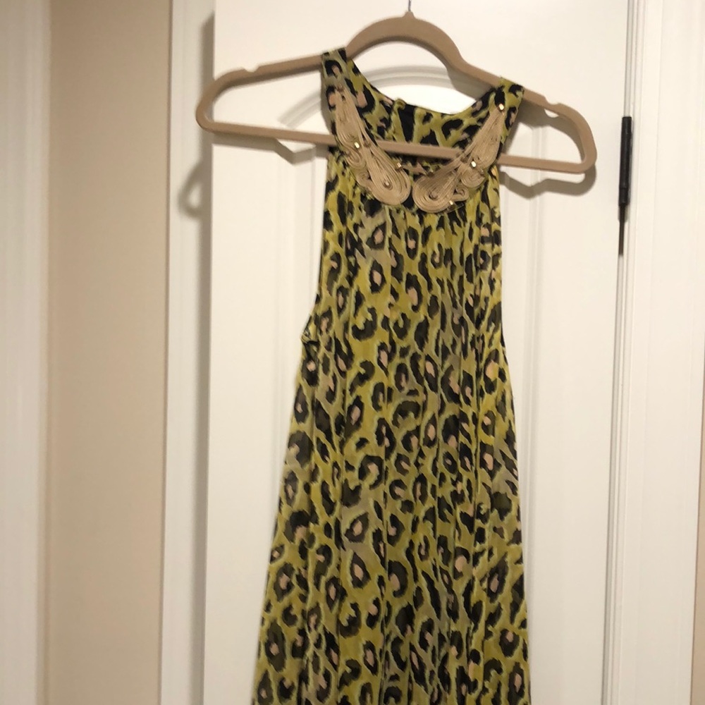 Diane von Furstenberg animal print maxi dress